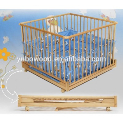 Wooden square playpen, 100 x 100cm playpen, baby wooden playpen