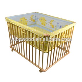 Wooden Rectangle playpen, playpen