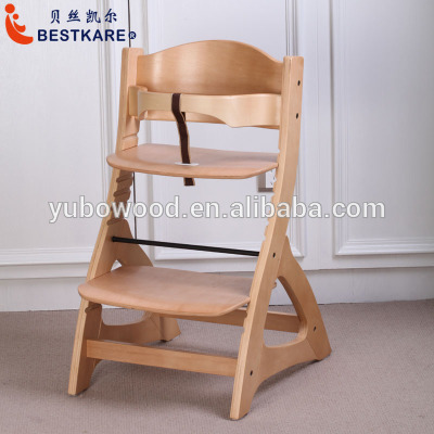 wooden baby chair